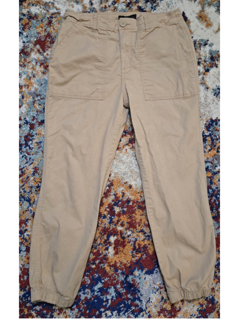 Sanctuary Maya Cargo Jogger Pants Tan Khaki Size 28 Excellent Condition